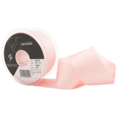 Image of Berisfords 41025 20 m x 40 mm Polyester Grosgrain Ribbon, Pink