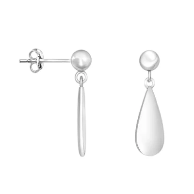 Image of SOFIA MILANI Women&#039;s Earrings 925 Silver Drop Ball Dangle Earring E1847