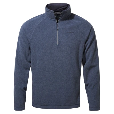 Image of Craghoppers Mens Corey VI Half Zip Fleece Top (Navy Marl) Size Small