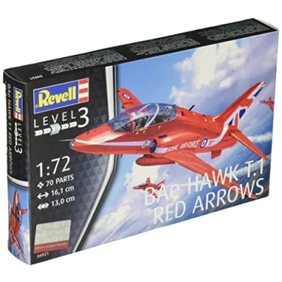 Image of Revell 04921 BAe Hawk T.1 &quot;Red Arrows&quot; 1:72 Scale Unbuilt/Unpainted Plastic Model Kit