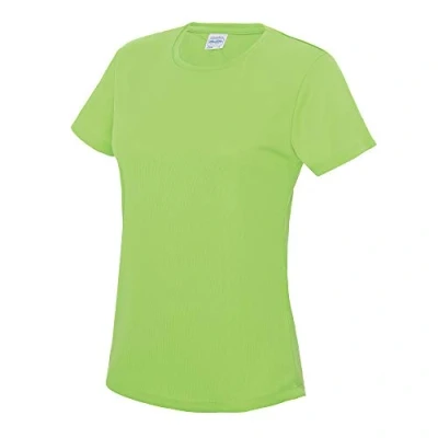 Image of Just Cool Women&#039;s Sports Plain coloured T Shirt Green X Large