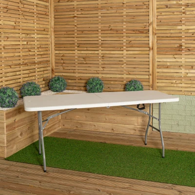 Image of Redwood 1.80m Heavy Duty Folding Table White