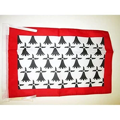 Image of AZ Flag Limousin 18&#039;&#039; x 12&#039;&#039; 100% Polyester French region of Small Banner with Two Cords Fade Resistant Vivid Colors 18x12 in 45x30 Cm
