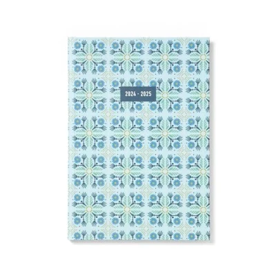 Image of Letts of London Morocco A5 Academic 2024/2025 week to view diary sky