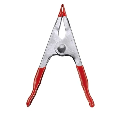 Image of kwb 9276 00 100 mm Made of Steel, Width, Pack 4, High Force for Glue and Gluing, Spring Clamping Holding Whole, 4 Pieces, Gray, Spannweite: 35 / 4er