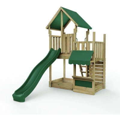 Image of Modular Wooden Climbing Frame Adventure Playset M3 plus Shop Rebo