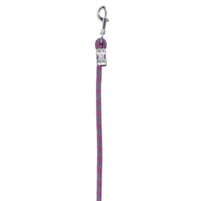 Image of PFIFF Snake Lead Rope Bordeaux Pink Grey