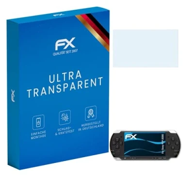Image of atFoliX Screen Protection Film compatible with Sony PSP 3000 Protector, ultra clear FX Protective (3X)