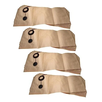 Image of vhbw 20x Filter Bag compatible with WAP Alto Turbo XL Dust Extractor, paper, 29.7 cm x 99.6 cm, Sand Coloured