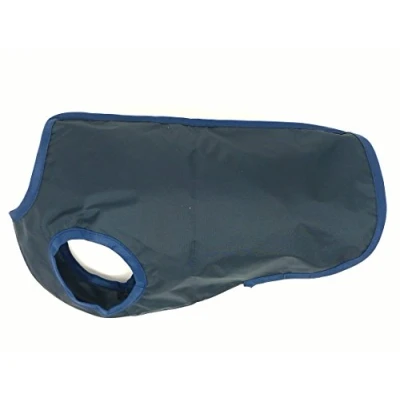 Image of Doggie Coats Step In Waterproof Lightweight Unlined Dog Coat Navy (20 inch)