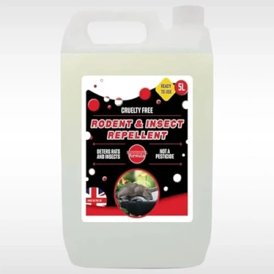 Image of Dunnet Tools Rodent and Insect Repellent Ready to Use Peppermint Oil Spray Cruelty Free Repeller for Home, Garden, Office &amp; Garage Safe Pets (10L Rat Repellent)
