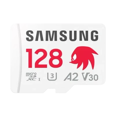 Image of Samsung Memory MB MD128SA Sonic PRO Plus MicroSD Card for Gaming Console, Action Cam and Drones, 128GB, UHS I U3, Up to 180MB/s