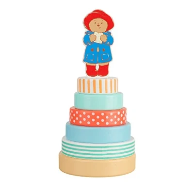 Image of Orange Tree Toys Paddington Bear Toy Stacking for 1 Year Olds Wooden Toys, Rings Toddler Early Development &amp; Activity Official Licensed Gifts