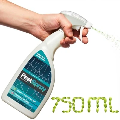 Image of Peppermint Spider PestSpray, Oil Spray, Repellent, 750ml Bottle, Suitable Indoor &amp; Outdoor Use