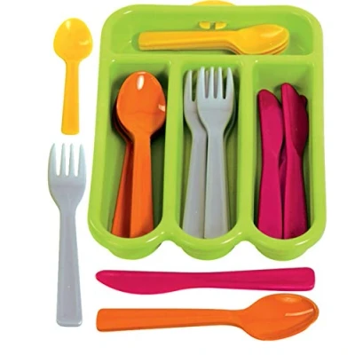 Image of Gowi Toys Cutlery Set (Green) of 4