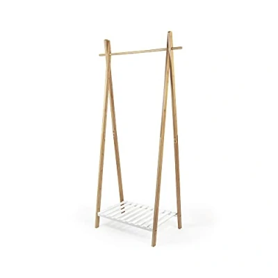Image of Compactor Clothes Rail, BAMBOOO, Natural, 44 x 80 160cm