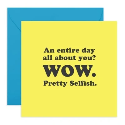 Image of Central 23 Funny Wife Anniversary Card Sarcastic Birthday Cards For Women An Entire Day About You Sister Her Cheeky Mother&#039;s Mum Comes With Fun Stickers