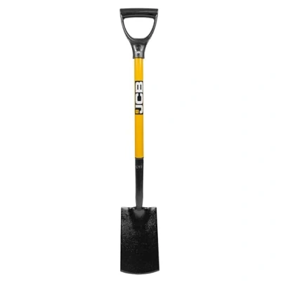 Image of JCB Professional Border Spade, Carbon Steel Blade, Heavy Duty Contractor Tool Grade Premium Quality