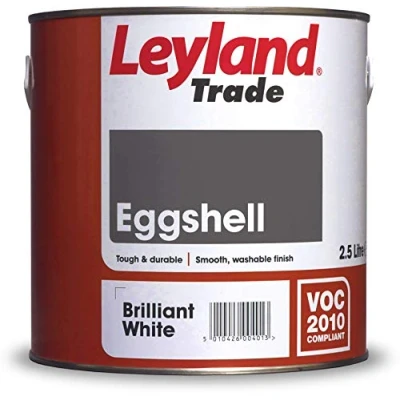 Image of Leyland Trade Eggshell Brilliant White 2.5L