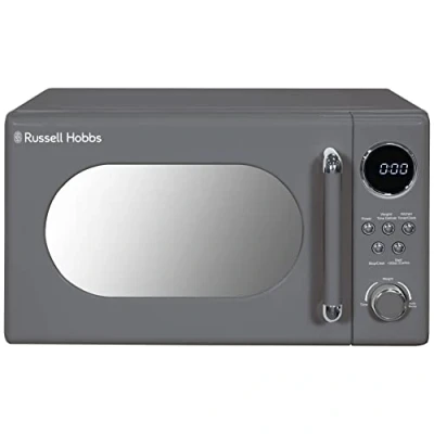 Image of Russell Hobbs RHM2044G Retro 20L Solo Digital Microwave Grey