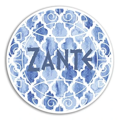 Image of 2 x 10cm Zante Greece Vinyl Stickers Travel Sticker Laptop Luggage #18783 (10cm Wide)
