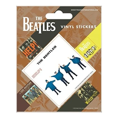 Image of Pyramid International The Beatles (Help) Vinyl Stickers, Paper, Multi Colour, 10 x 12.5 1.3 cm