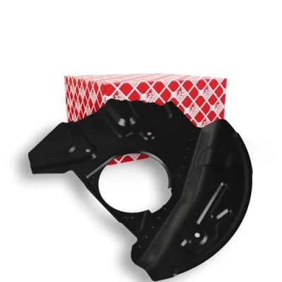 Image of 34101165632, 34106753132, 34116756902 Brake Disc Back Plate FEBI BILSTEIN 174927 Front Axle Right BMW: X5