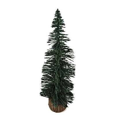 Image of Dolls House 12&quot; Spruce Conifer Tree Miniature Christmas Garden Scene Accessory