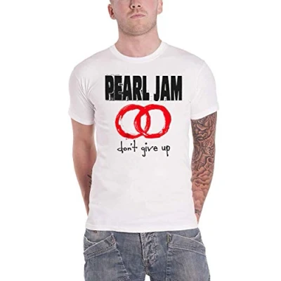 Image of Pearl Jam Don&#039;t Give Up Men&#039;s T Shirt White Regular, White, M