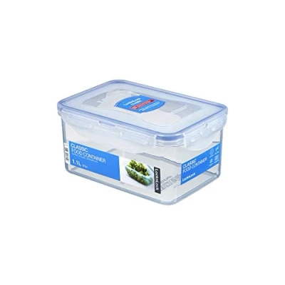 Image of Lock &amp; 1.1L Rectangular Storage Container
