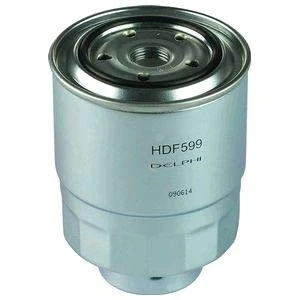 Image of 16901RJLE01, 16901RMAE00, 16901RMAE01 Fuel Filter DELPHI HDF599 Spin on HONDA: CR V 3, CIVIC 8 Hatchback, 2