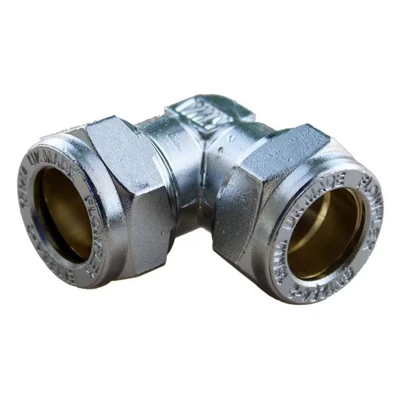 Image of Oracstar Compression Elbow 15mm x Chrome