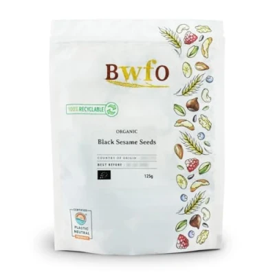Image of Organic Black Sesame Seeds 125g (BWFO)