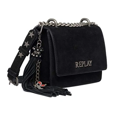 Image of Replay Women&#039;s Fw3001.009.a3154 Shoulder Bag, 098 Black, UNIC