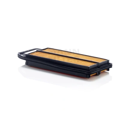 Image of 17220RAAA00, 17220RAAA01, 17220RAAY00, 17220RAAY01 Air Filter MANN C 3434 45mm 147mm 341mm Insert HONDA: Accord 7 Limousine