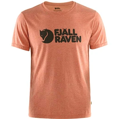 Image of FJALLRAVEN F87310 333 999 Fjällräven Logo T Shirt M Rowan Red Melange XS
