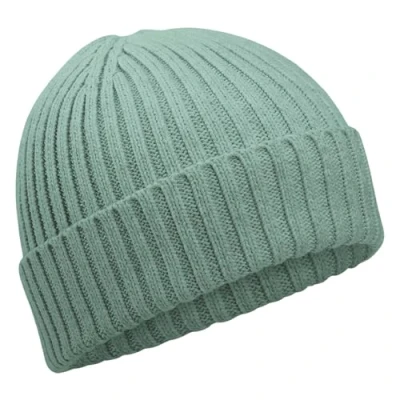 Image of Beechfield Kids Beanie Beanie, Hat, Winter Hat Kids, Accessories, Thermal Contains 100% Organic Cotton Dusty Green