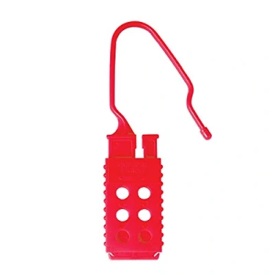 Image of Master Lock 428 Lockout Hasp for 6 Safety Padlocks Electrical