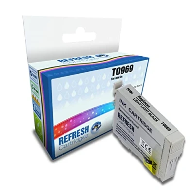 Image of Refresh Cartridges Remanufactured Ink Cartridge Replacement for Epson T0969 (Light Light Black)