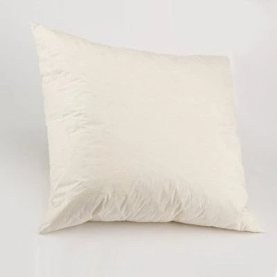 Image of Luxury New White Duck Feather Cushion Pad Inner Insert 14 x 14&quot; (35 35 cm) 100% Natural Cotton Anti Dust Mite And Down Proof Cover