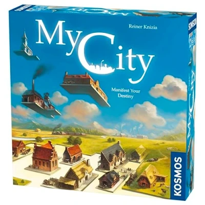 Image of Thames &amp; Kosmos My City: Manifest Your Destiny , Decision Making Board Game, Family Games For Game Night, Adults and Kids, 2 to 4 Players, Age 10+