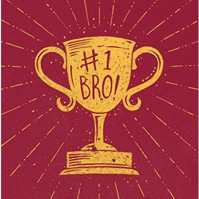 Image of Emotional Rescue Brother Birthday Card, Card For Brother, Number 1 Best Cards Multi One Size CIN006