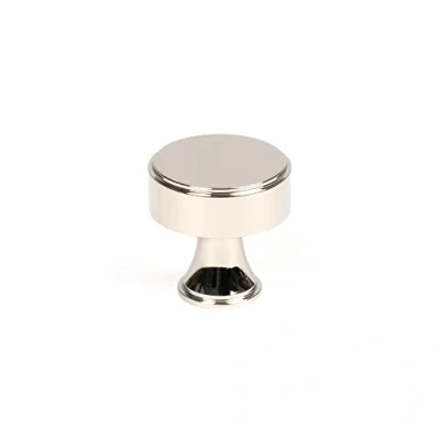 Image of From The Anvil Polished Nickel Scully Cabinet Knob 25mm