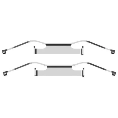Image of 77363589 Accessories Kit, brake caliper HELLA 8DZ 355 201 381 CITROËN: C4 Grand Picasso 2, VOLKSWAGEN: Transporter 5, FIAT: Doblo I Cargo