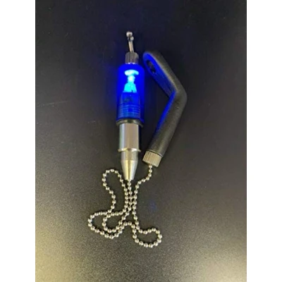 Image of Light up Chain Bite Indicator, Alarm, Bobbin Swingers, Hangers, Weight Adjustable (Blue)