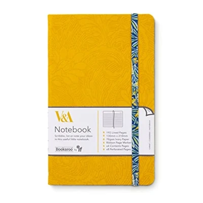 Image of V&amp;A Bookaroo (A5) Journal Morris Tulip &amp; Willow