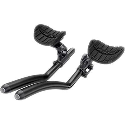 Image of Zipp VUKA CLIP ABOVE BAR MOUNT WITH ALUMINA EVO EXTENSIONS A1 2021: BLACK 110MM RISE