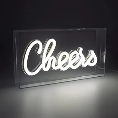Image of Global Gizmos CHEERS Acrylic Box Neon Light