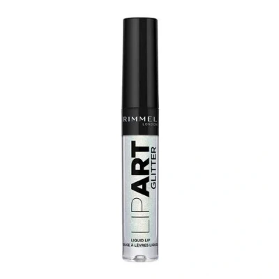 Image of Rimmel London Lip Art Liquid Glitter Lipgloss 100 Lit Pearl