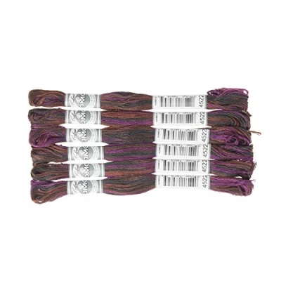 Image of DMC 517 4522 Embroidery Floss Cotton Violet 8.8 Yards